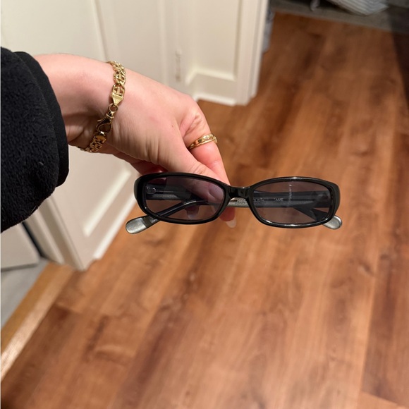 Vintage Accessories - Vintage Black Rectangular Glasses